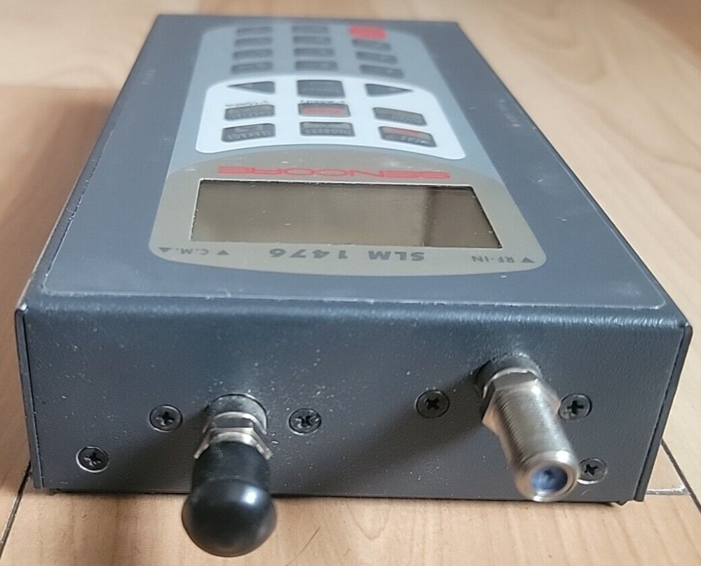 Sencore SLM 1476 Signal Lever meter Analyzer Portable Digital & Case - READ
