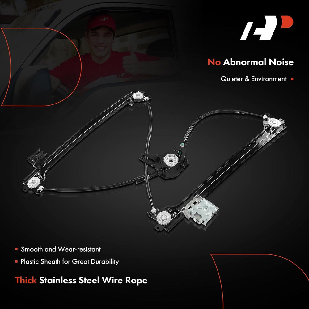 2016-2023 Model X Front Left Window Regulator–Compatible Replacement