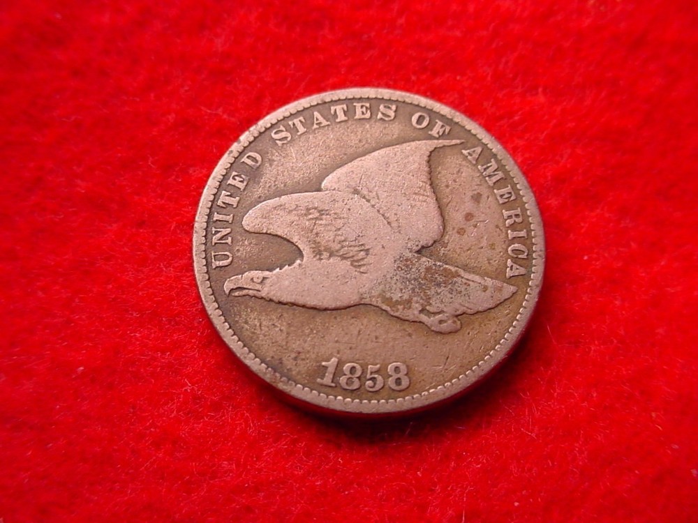 1858 FLYING EAGLE CENT GREAT CENT!!   #170