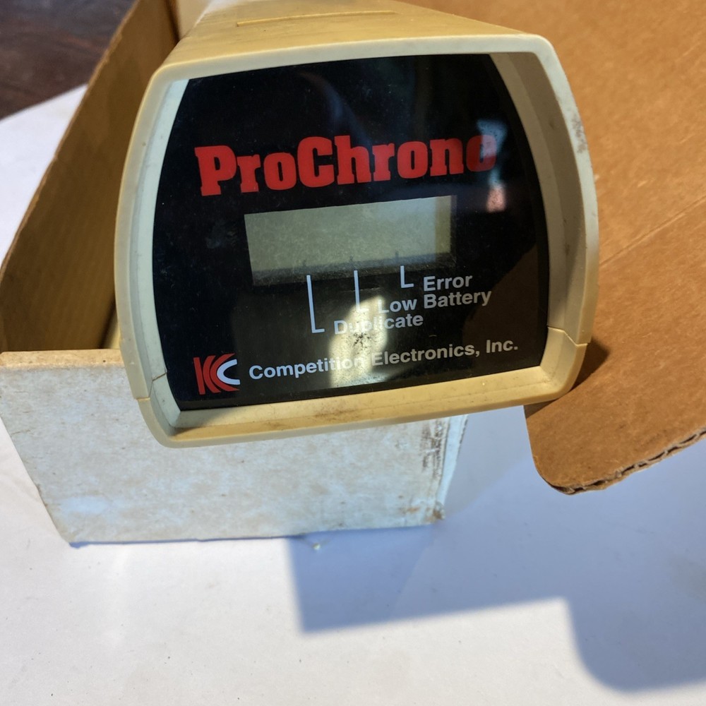 Prochrono Plus Chronograph Competition Electronics With Box