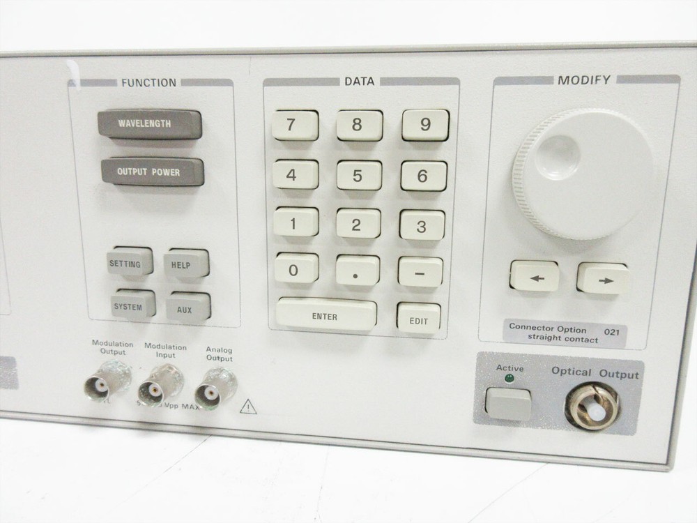 HP 8168D TUNABLE LASER SOURCE 1550NM, -4DBM