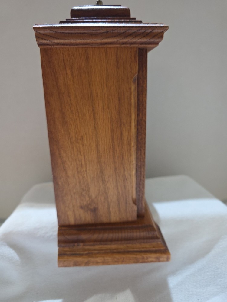 Wooden Frame Sunset Time Quartz Clock