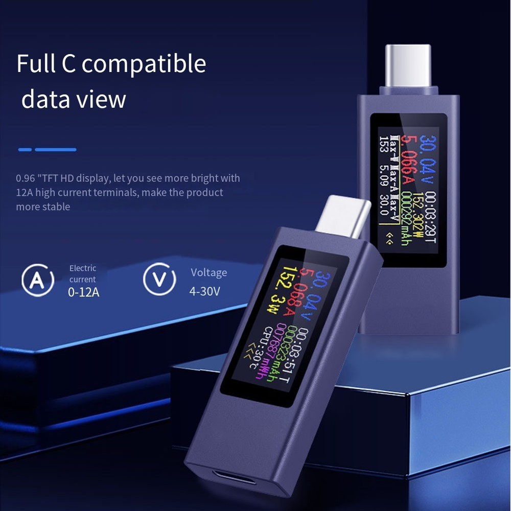 USB Tester Meter with Digital Display for Accurate Charging Measurement
