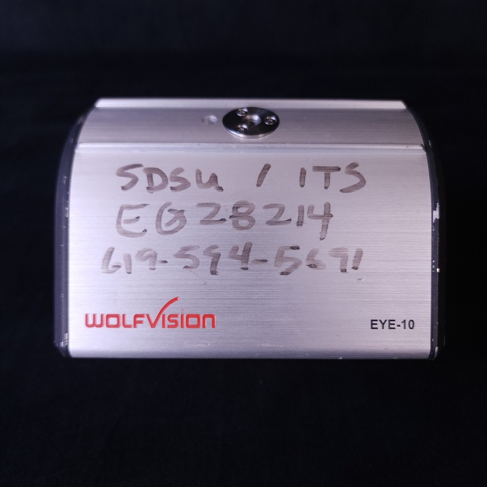 Wolfvision Visualizer EYE-10 720p HD High Definition Vision Live Image Camera
