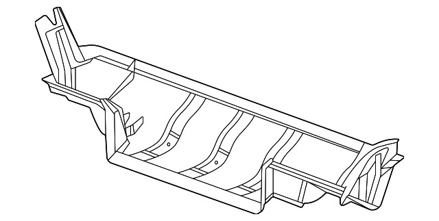 Genuine GM Lower Radiator Air Baffle 84126421