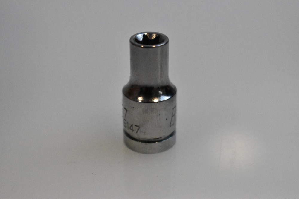 Blue Point Tools BLPTE147 TORX E7 External Socket 1/4" Drive Chrome