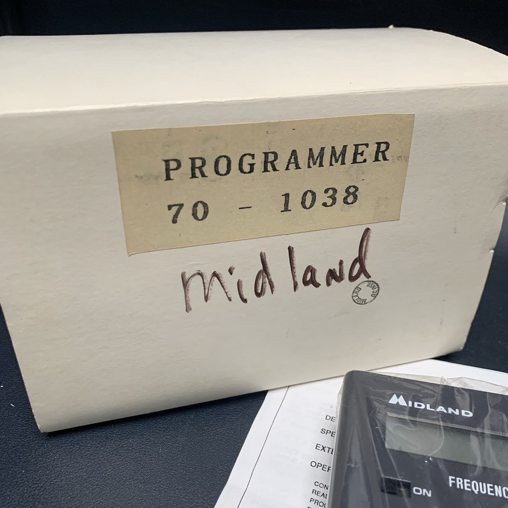 Vintage Midland Frequency Programmer 70-1038, Program Unit Hand Held Radios.
