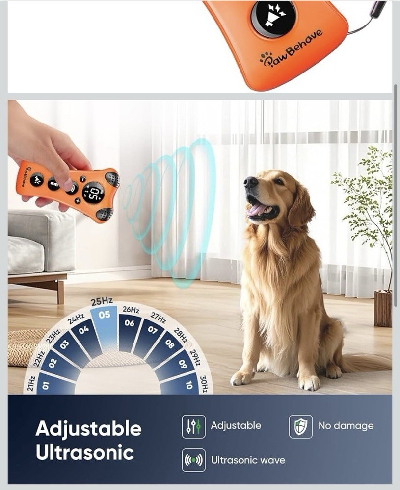 Adjustable Ultrasonic Dog Trainer – Variable Frequency Pet Behavior Tool