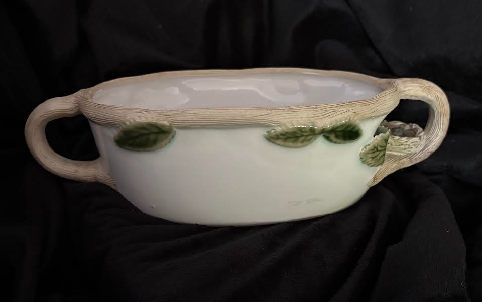 Ceramic Dish with Bird Nest and Eggs - Think Spring!