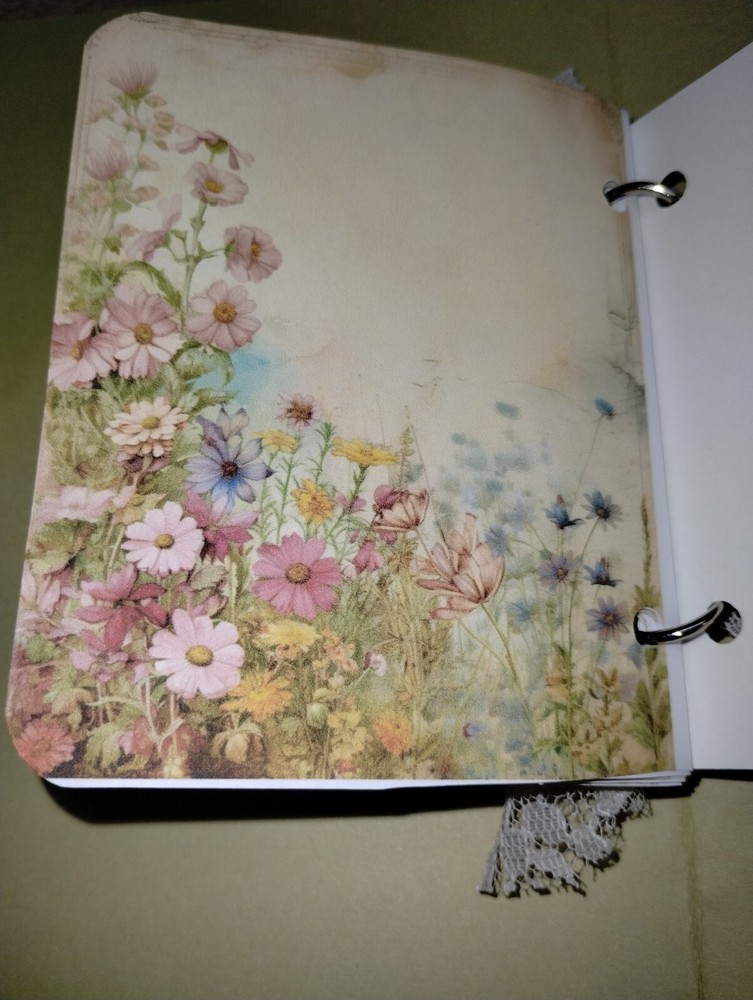Daisy Small Pocket Size Blank Journal Scrapbook USA