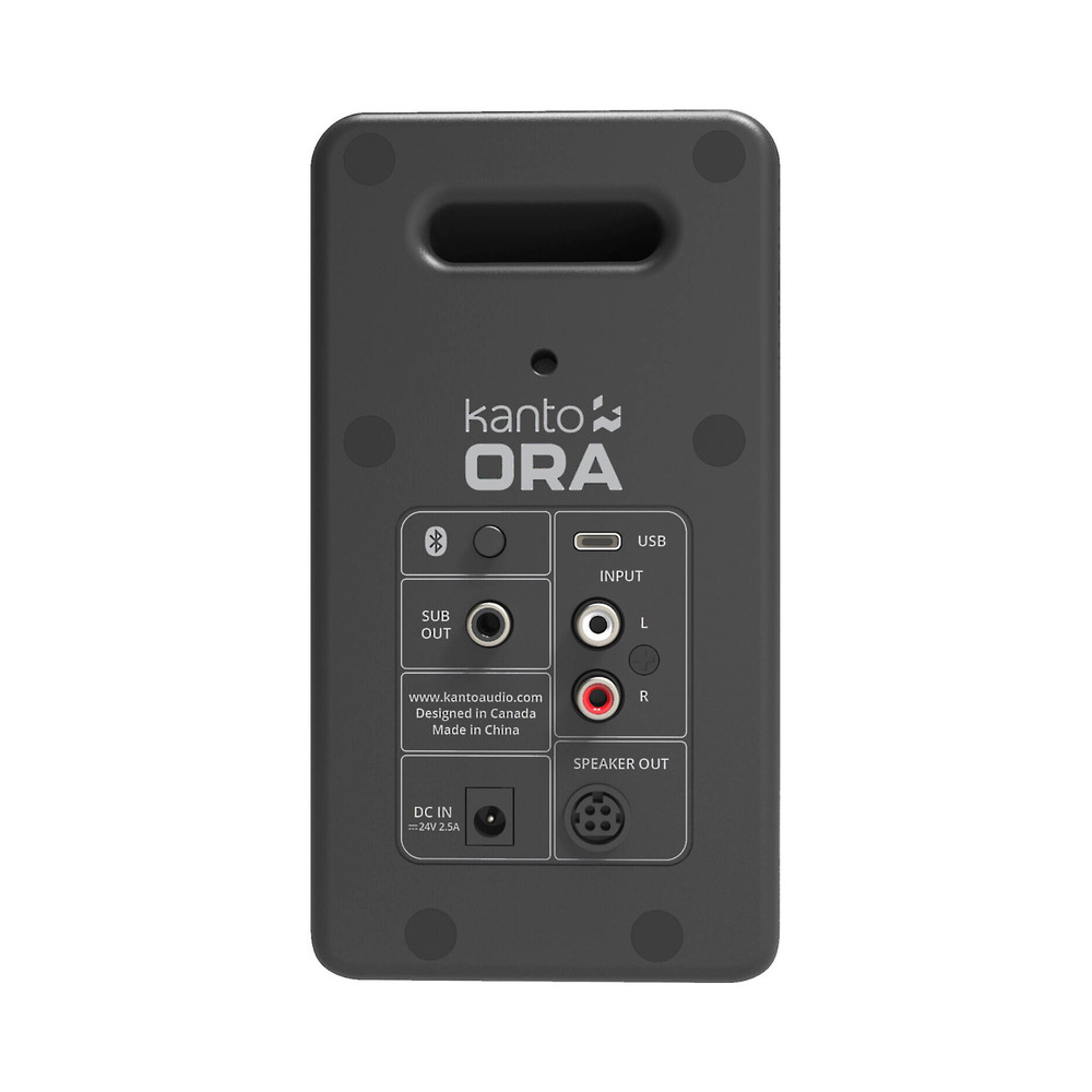 Kanto ORA 2-Way Wireless Desktop Speakers (Pair) - Reference Quality - Black