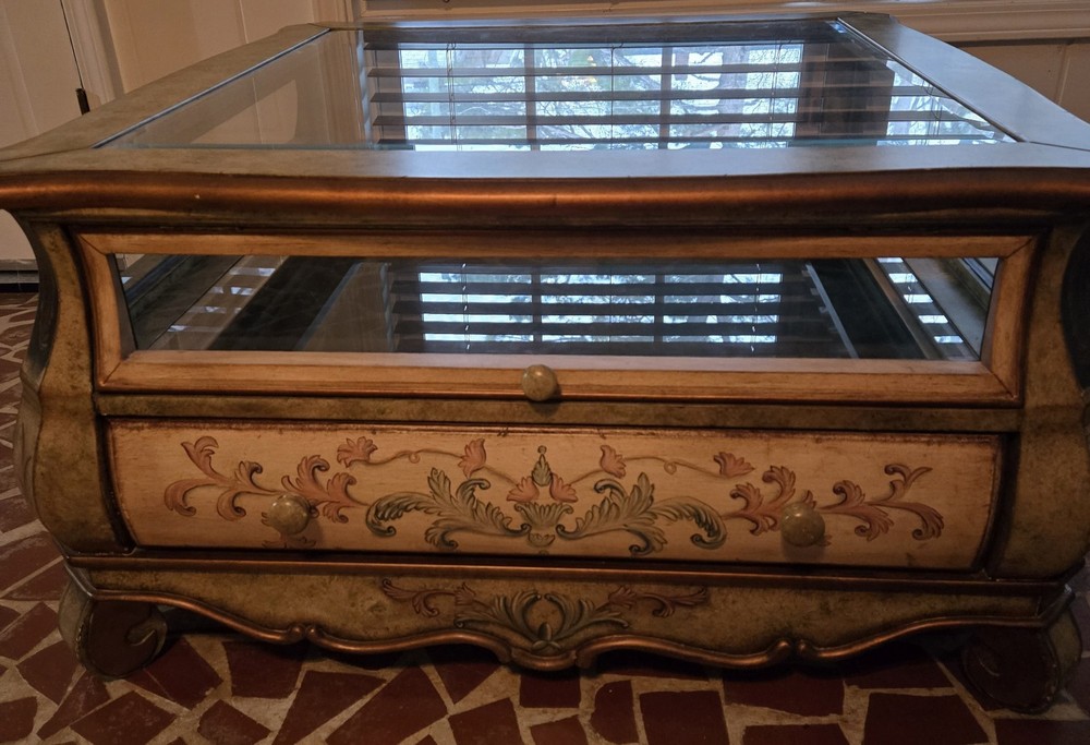 Curio Display Coffee Table