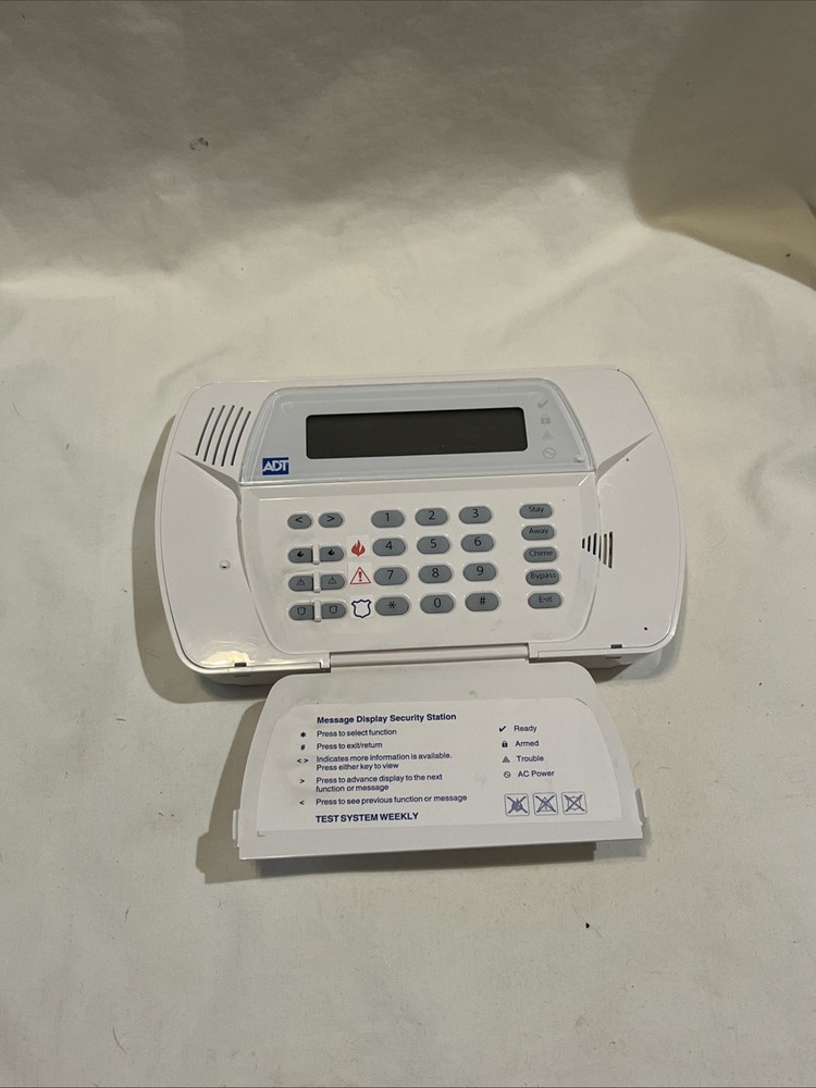 DSC ADT SCW9057G Master Control Panel ONLY PANEL