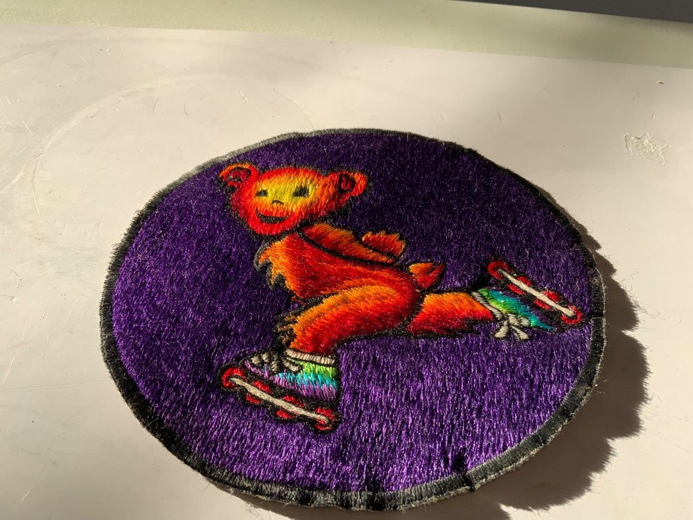VINTAGE GRATEFUL DEAD ROLLING BLADE PATCH