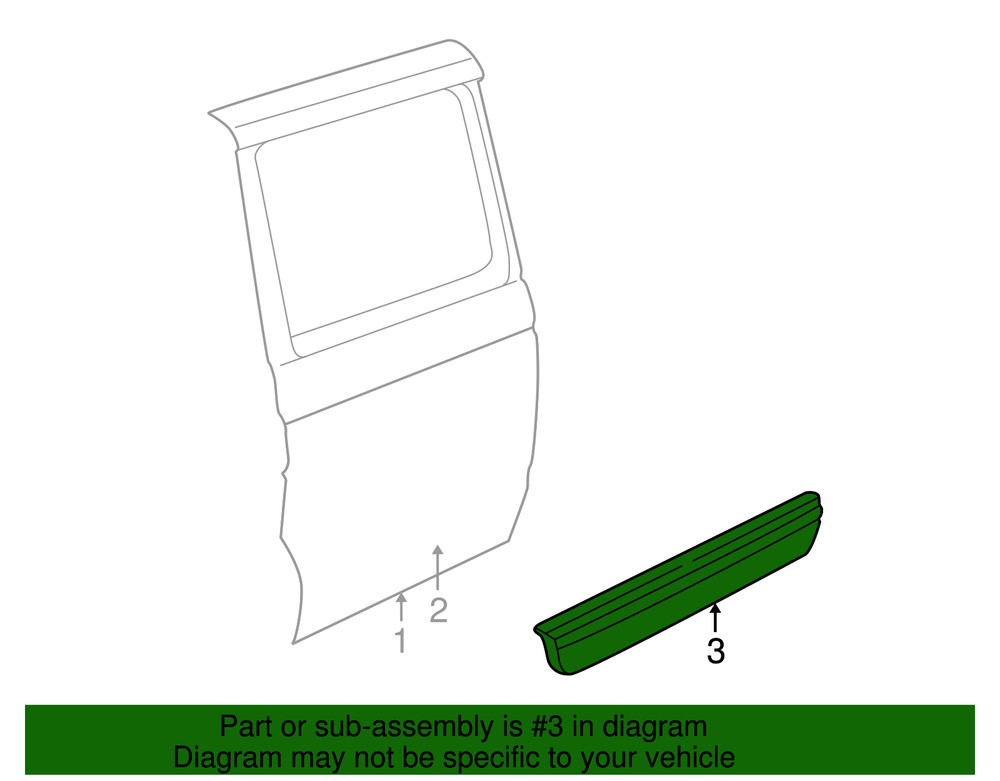 Genuine GM Molding 15763708