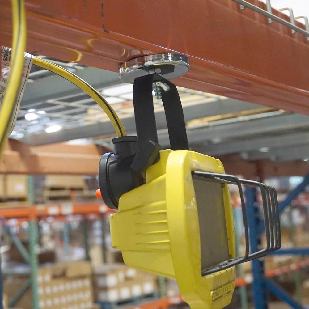 Ceramic round Base Magnet with Bolt, Nuts, and Wing Nut Pack - Heavy-Duty Strong