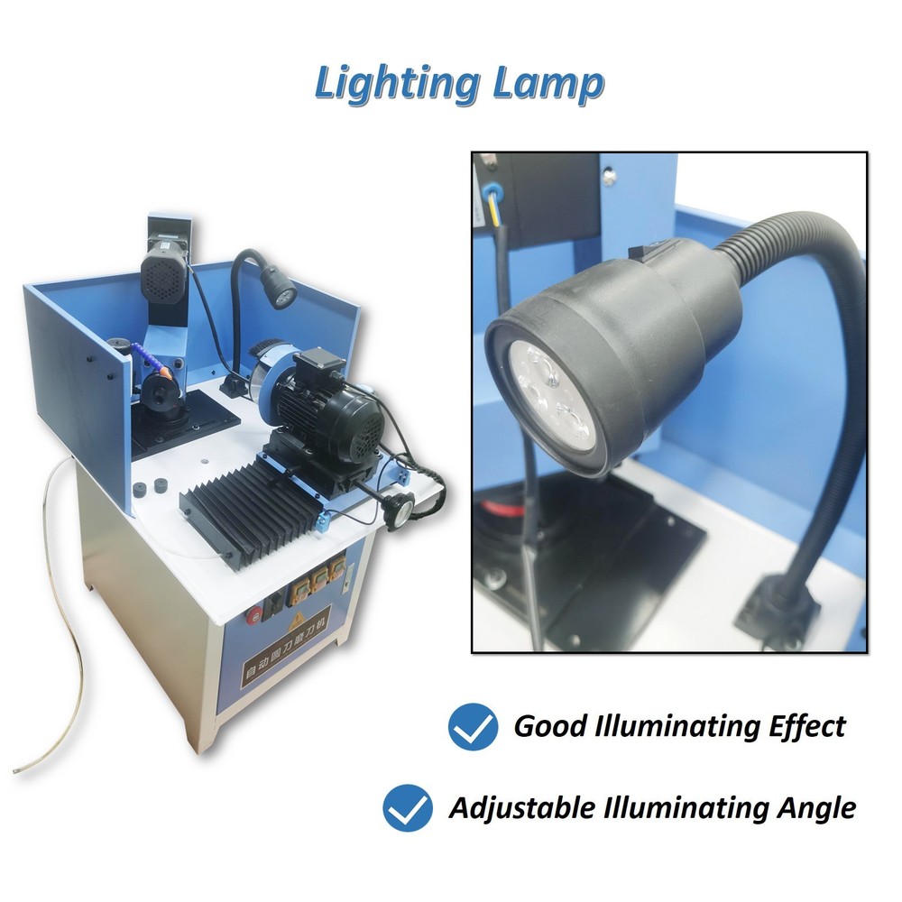 Automatic Round Blade Precision Sharpening Machine w Lamp and Emergency Switch