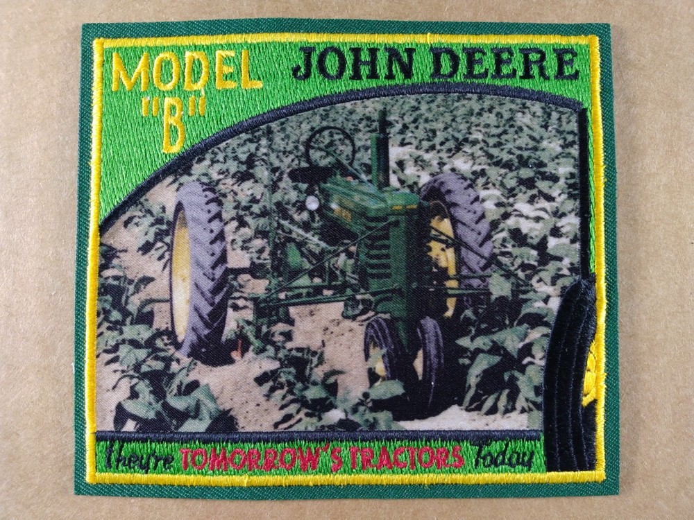 John Deere Model B Tractor 5" x  4 1/2"  Vintage Patch