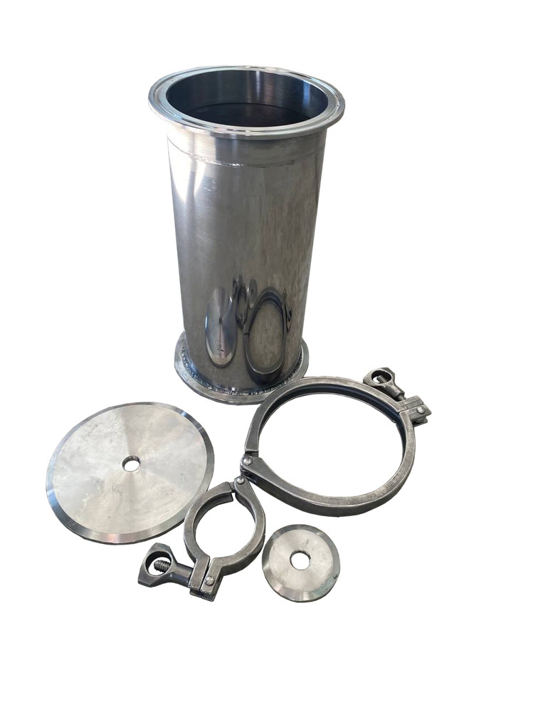 Tank container for Top Fill Passive Closed Loop Extractor