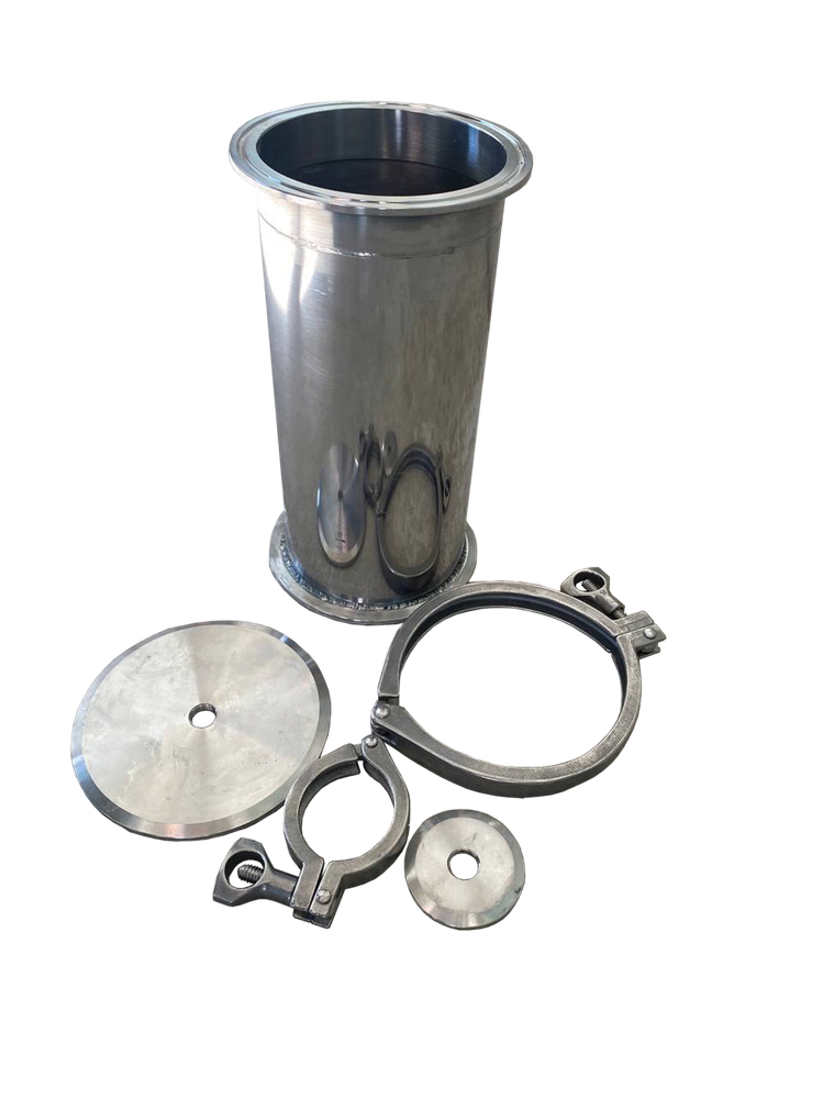Tank container for Top Fill Passive Closed Loop Extractor