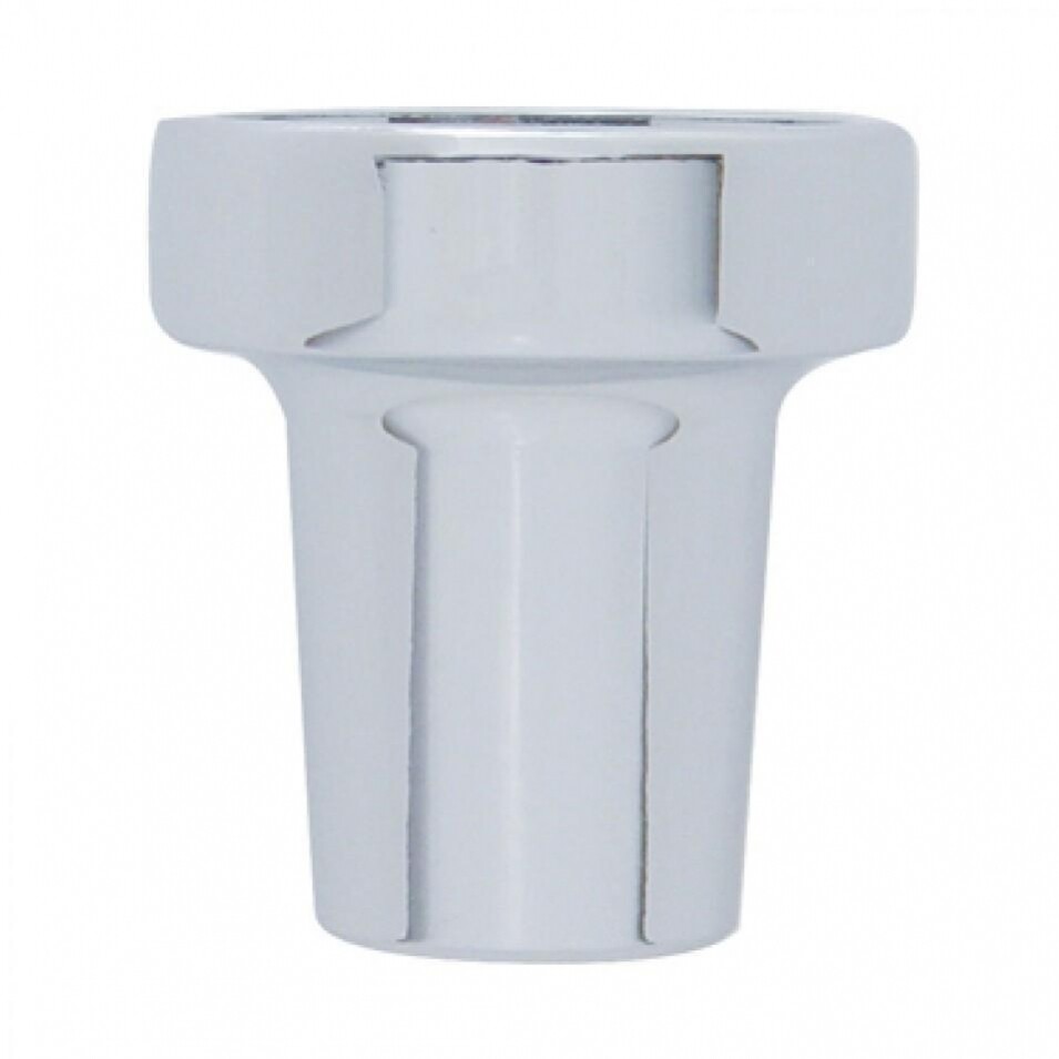 Chrome Aluminum Cigarette Lighter Knob - Silver Glossy Sticker