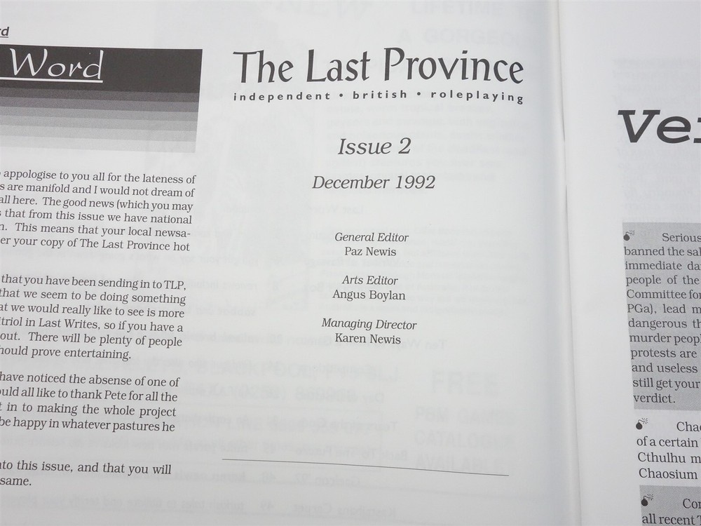 The Last Province: Issue 3
