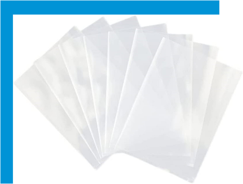 Clear Poly Bags 2-Mil Flat Open Top Plastic Packaging Packing Multiple Sizes