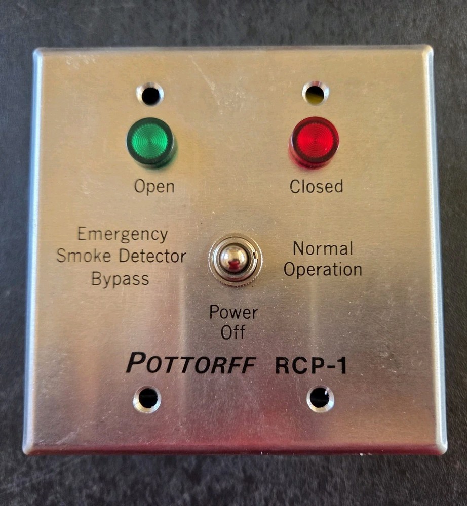 POTTORFF RCP-1 - 3 POSITION SWITCH REMOTE CONTROL PANEL - NEW - 4 AVAILABLE