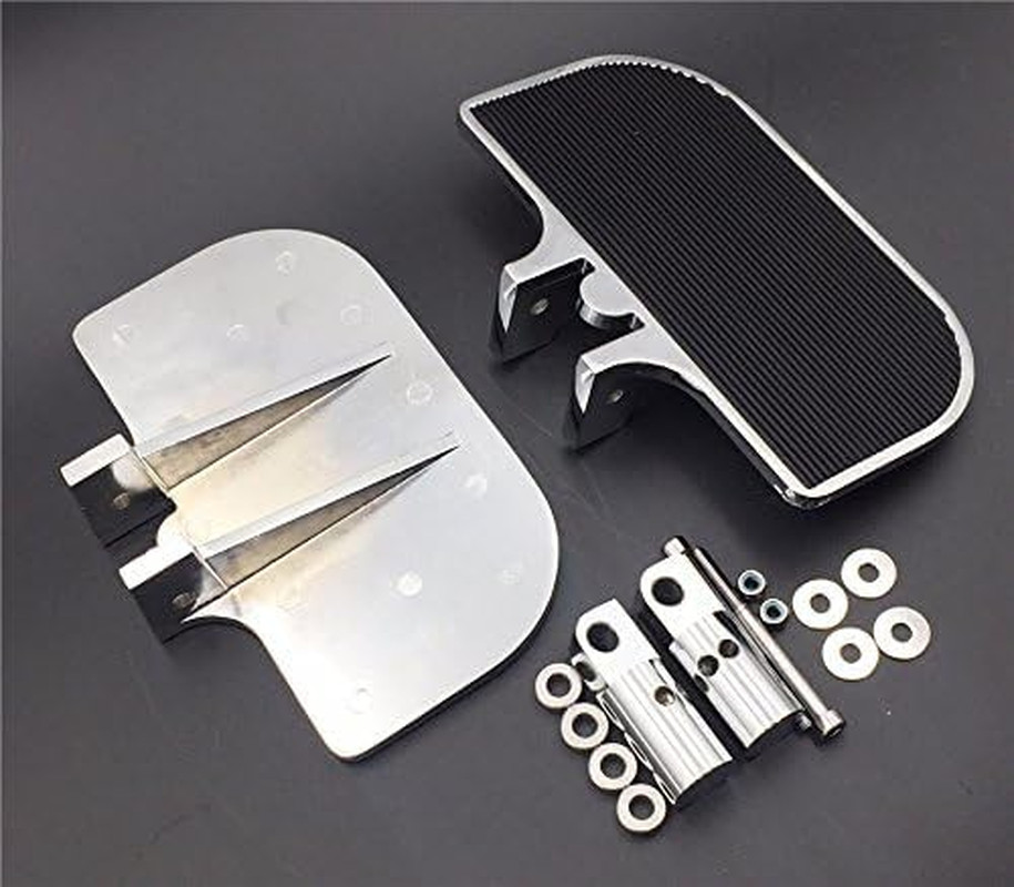 Chrome Mini Floorboards for Harley-Davidson Electra Glide & Softail Models