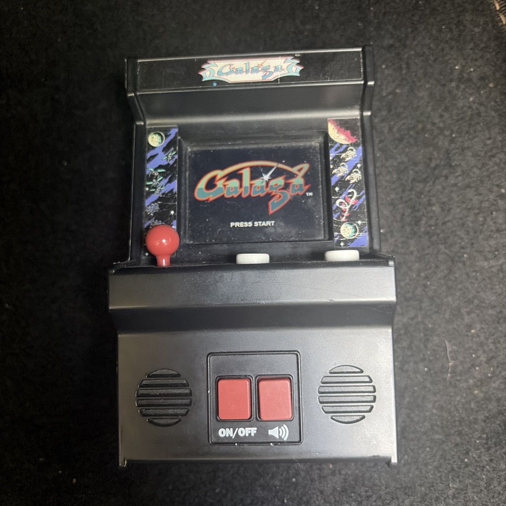 Arcade Classics Galaga Retro Mini Arcade Game - Tested Works