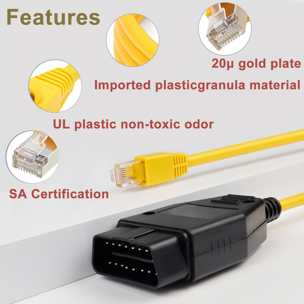 ENET Cable OBD for BMW F Series ICOM E-SYS ISTA Bootmod3 Bimmercode OBD2 Coding