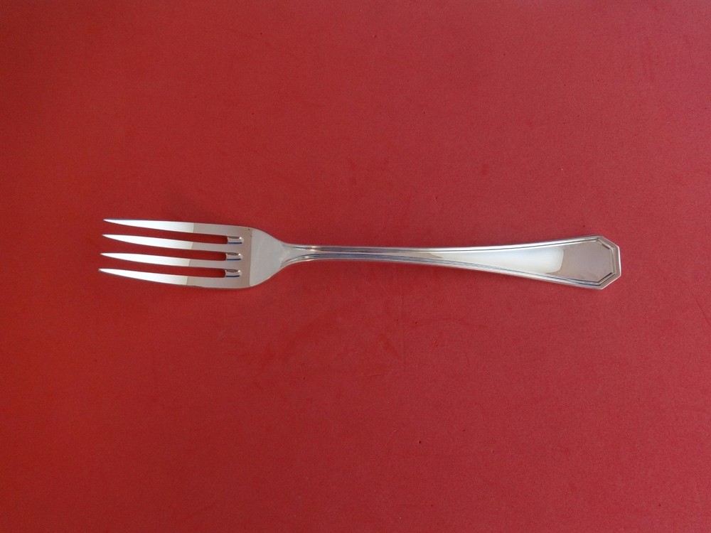 Ottagonale by Calegaro Italy Sterling Silver Serving Fork Large 10"