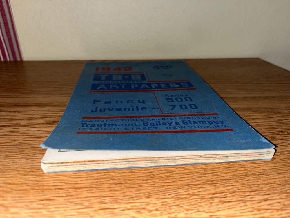 1942 TB&B Lithographed Art Paper