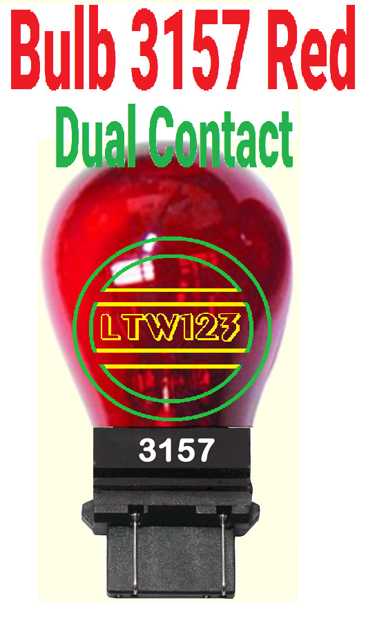 (4 Pieces) 3157 RED Repl. 3057, 3357, 3457, 4157