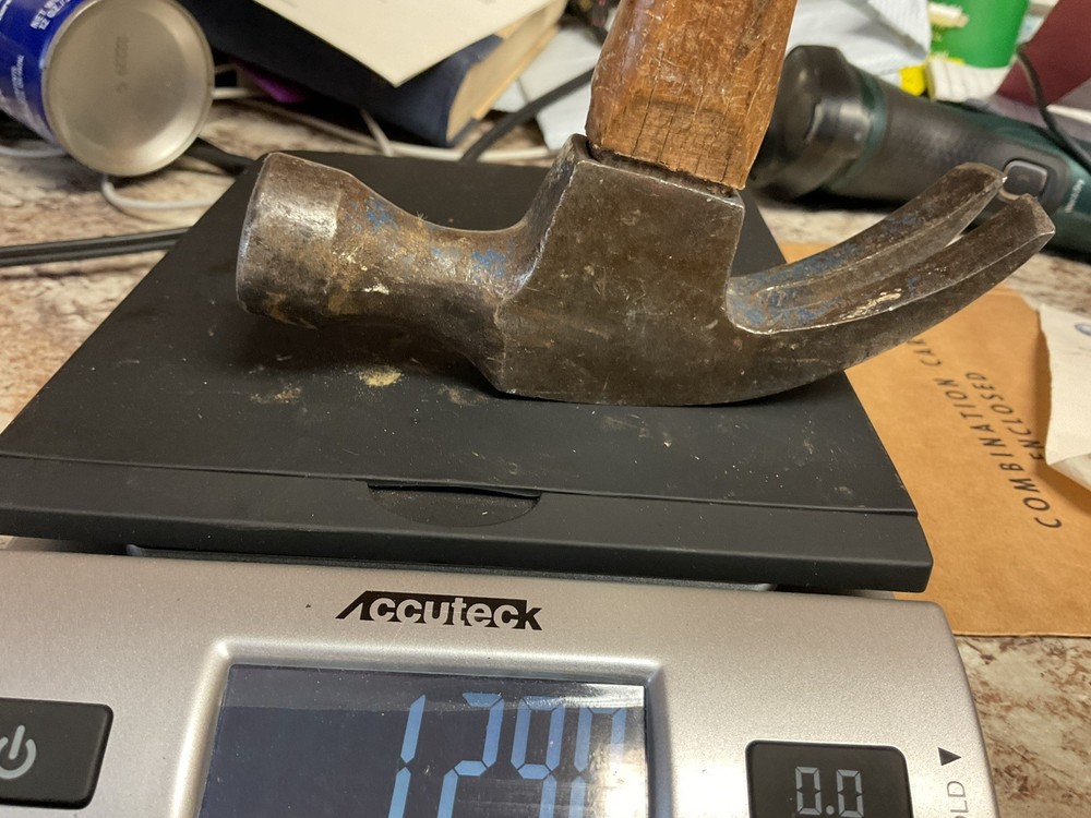 2 Vintage ARTISAN CLAW HAMMERS.