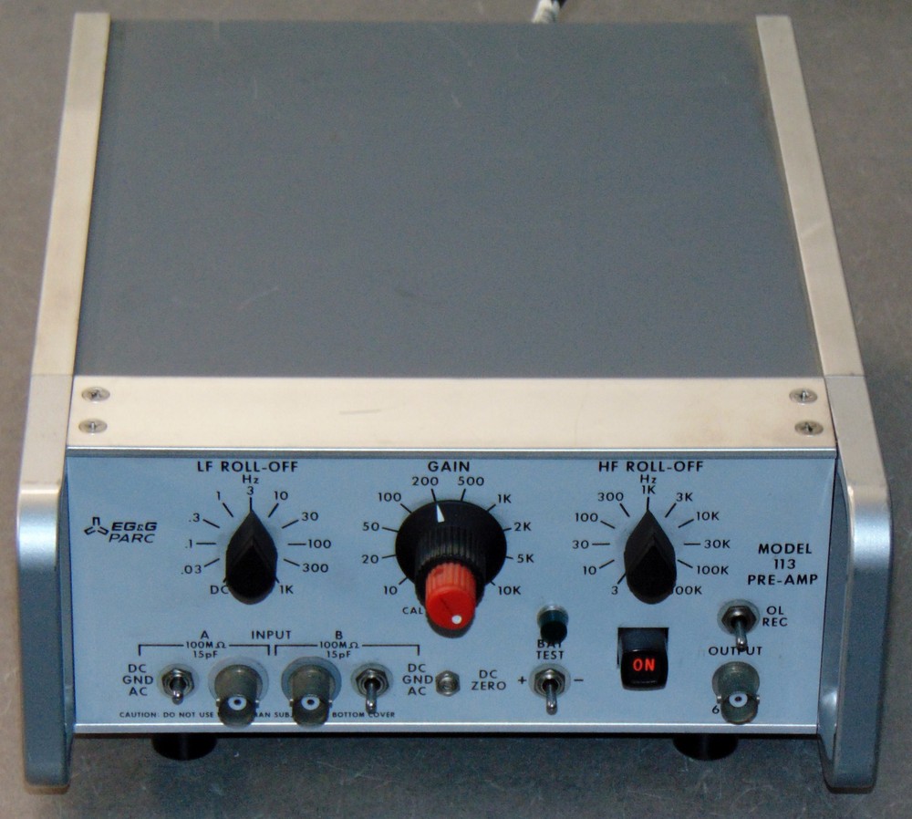 EG&G PARC MODEL 113 PAR Pre-Amp Amplifier