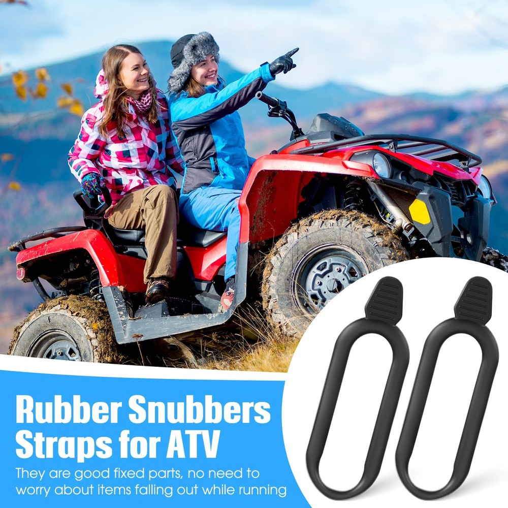 Rubber Snubbers Straps for ATV Gun & Bow Rack Gun Holders Replacement Straps