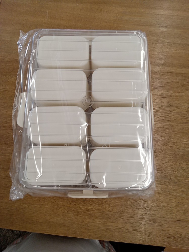 Snack Box & Compartment Organizer Snack Box White