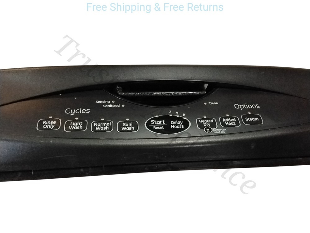 OEM Dishwasher Control Panel 165D9477 BLACK