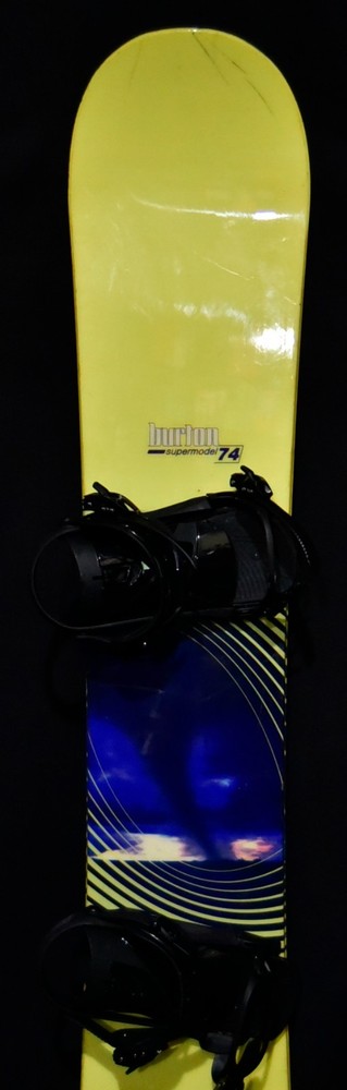 BURTON SUPERMODEL SNOWBOARD SIZE 174 CM WITH EXTRA LARGE BINDINGS