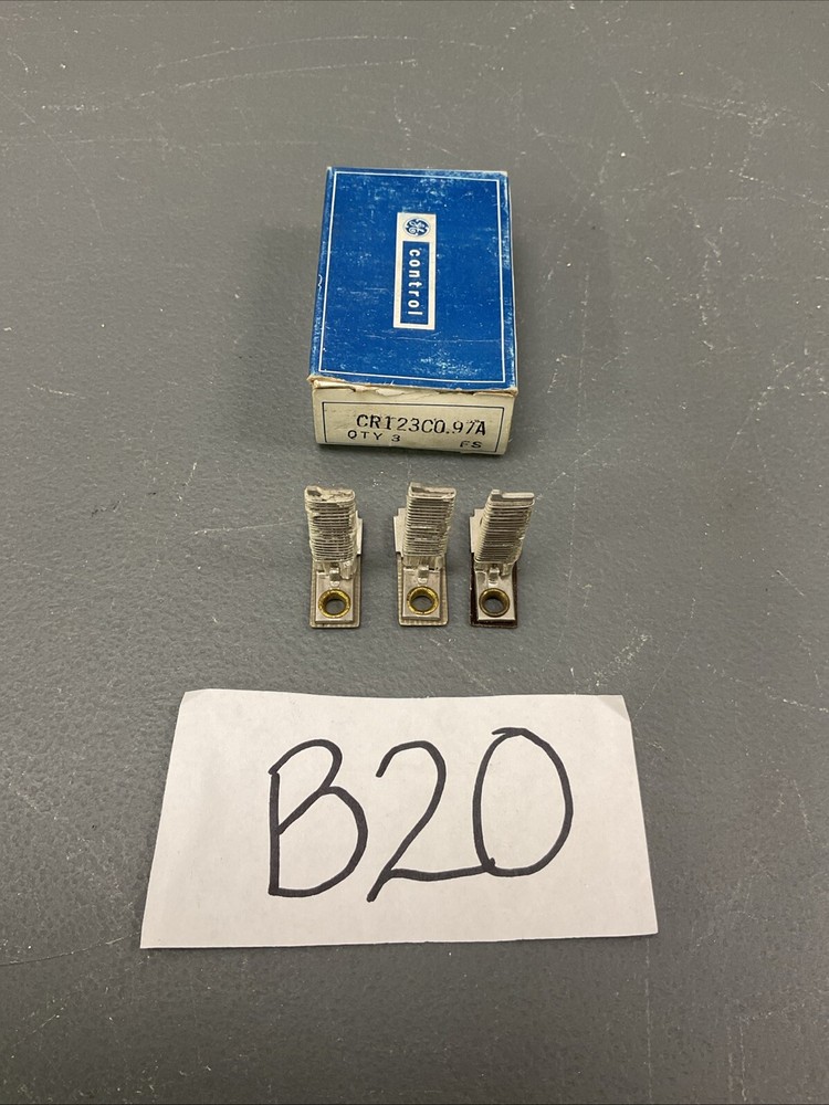 GENERAL ELECTRIC CR123CO.97A OVERLOAD HEATERS FOR STARTERS 3/box - ECS