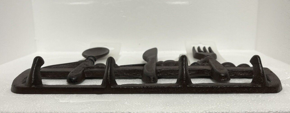 Cast Iron Kitchen Hanger - Fork, Knife, Spoon