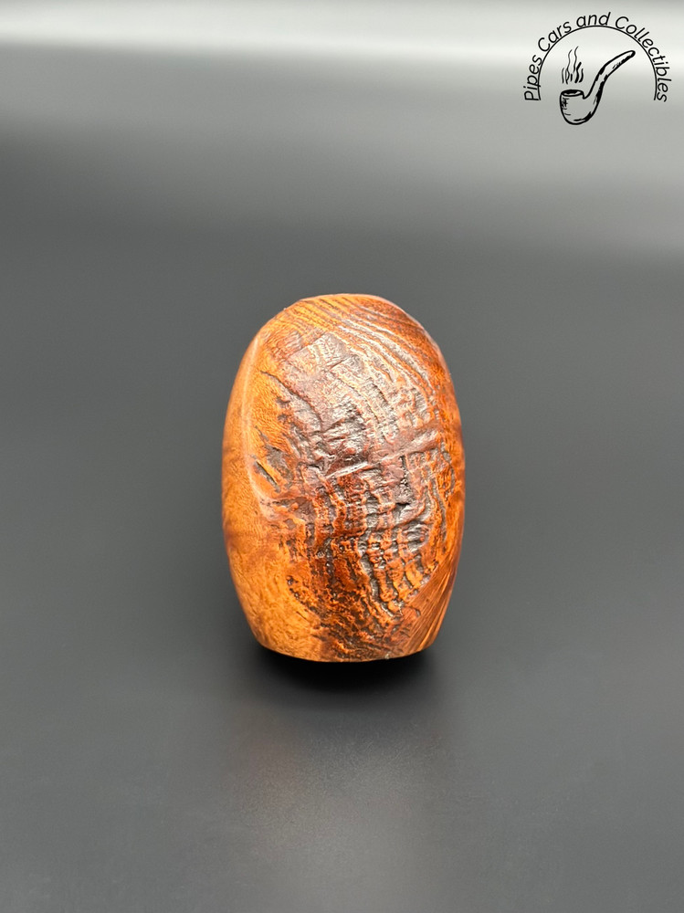 Brebbia Special Bent Brandy Half Rustique Smoking Pipe