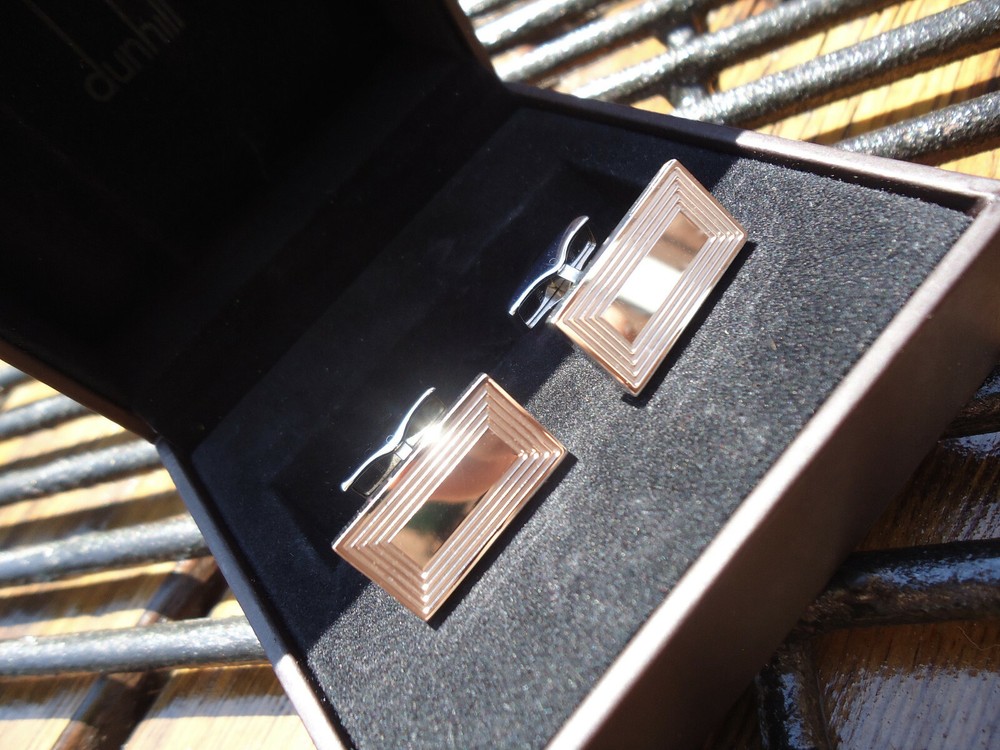 Alfred Dunhill .925 Silver Cufflinks - Cased
