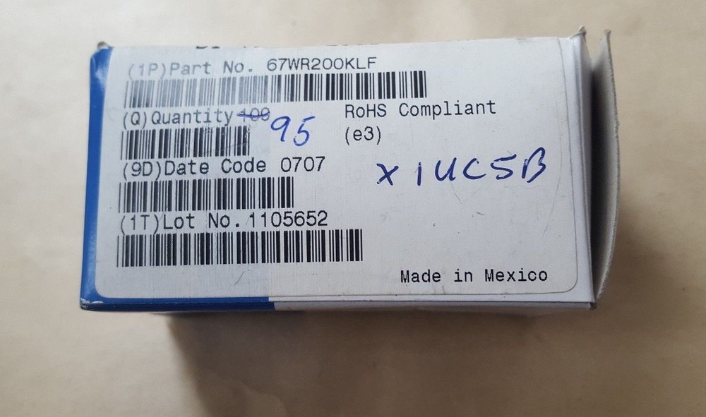 BI TECHNOLOGIES 67WR200KLF 95 PCS (U2..6B3)