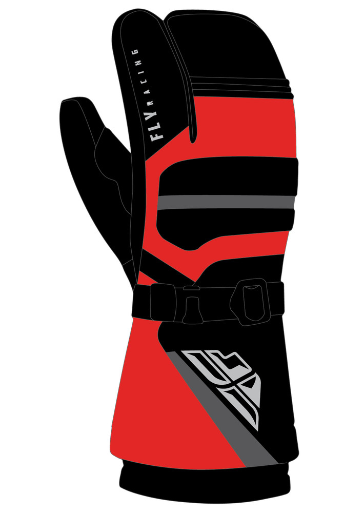 Fly Racing Ridgeline Claw Gloves Md Black/Red