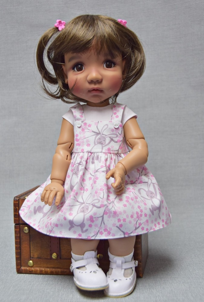 DIGITAL PDF Pattern & Tutorial To Make a Top and Pinafore 4 Meadow Moppet
