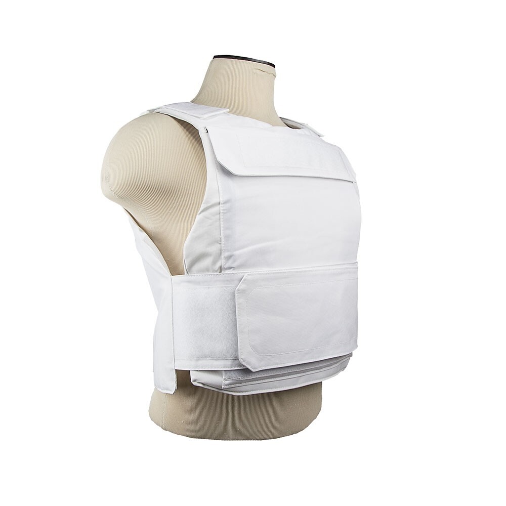NEW NcSTAR Discreet Plate Carrier M-2XL Adjustable- White