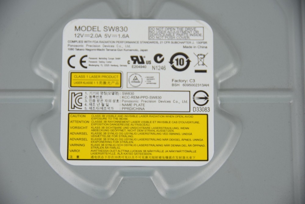 HP SW830 DVD-RW CD Drive