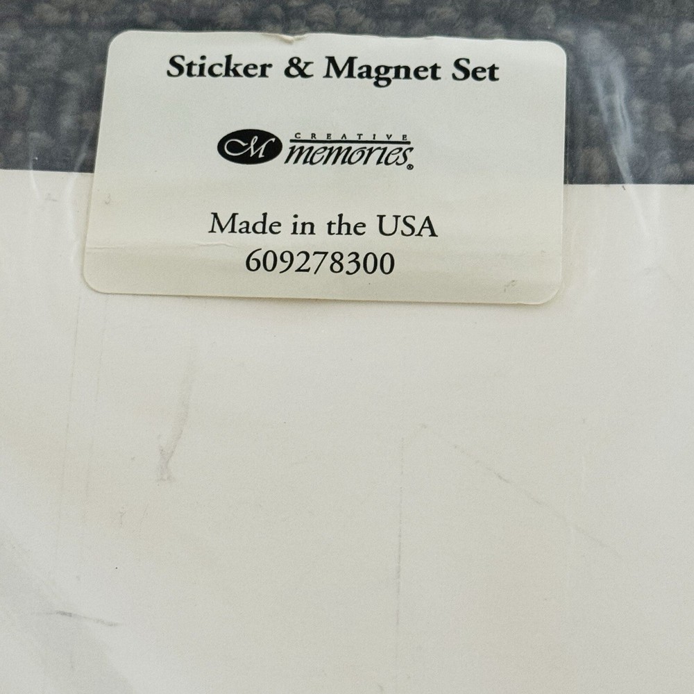 Creative Memories Stickers And Magnet Set